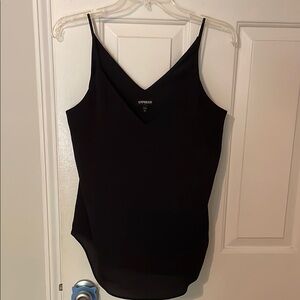 Express Black V Neck Lined Tank Sleeveless Camisole